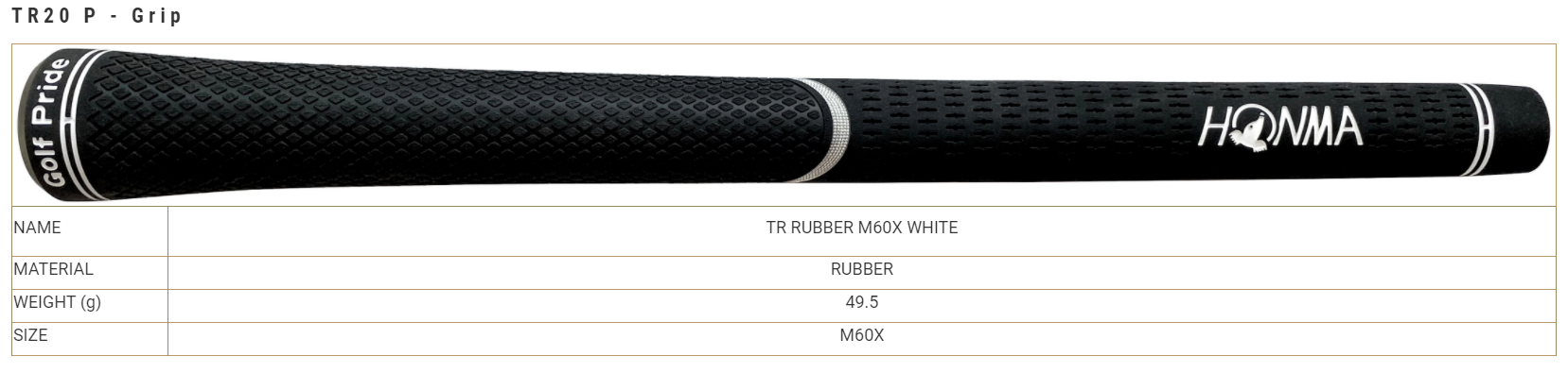 Gậy sắt Honma  Tour World TR20_P VIZARD (#6-11)