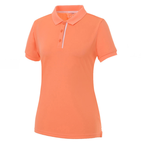 ÁO GOLF POLO NỮ NGẮN TAY PGA TOUR ORANGE 