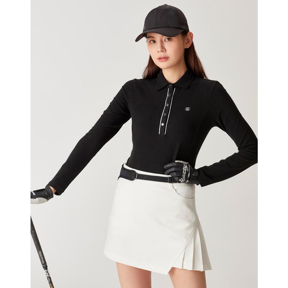 Áo golf nữ tay dài HAZZYS HWTS1D741