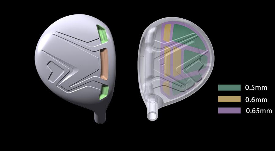 Gậy golf nữ Fairway Wood Honma Beres BE-08 Aizu 2 Sao