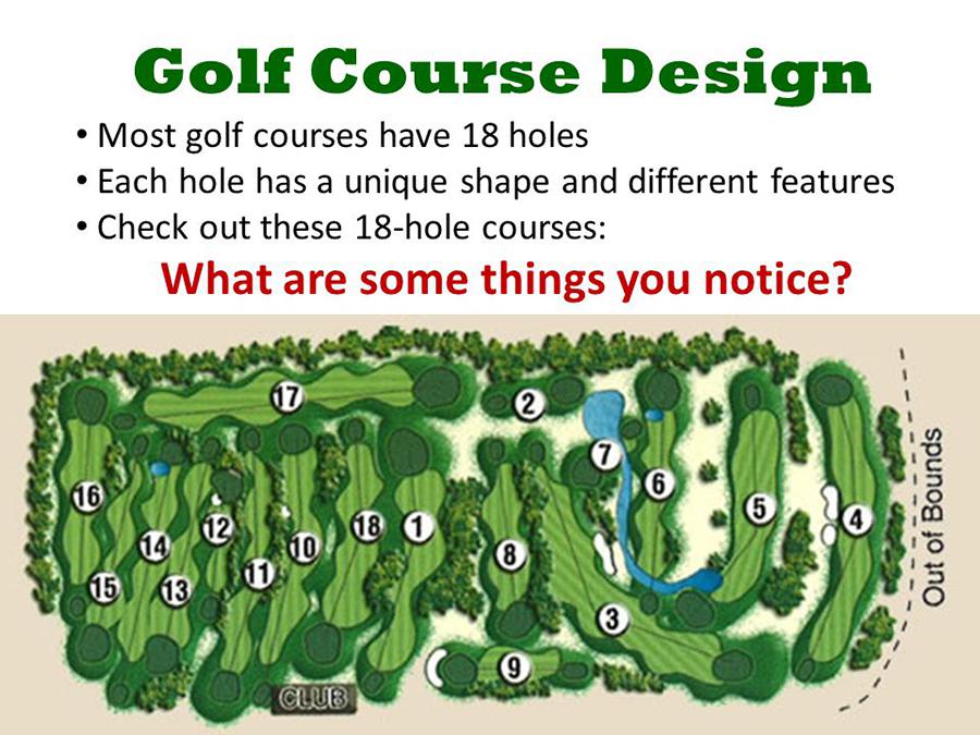 Các tiêu chuẩn về diện tích s n golf 18 lỗ