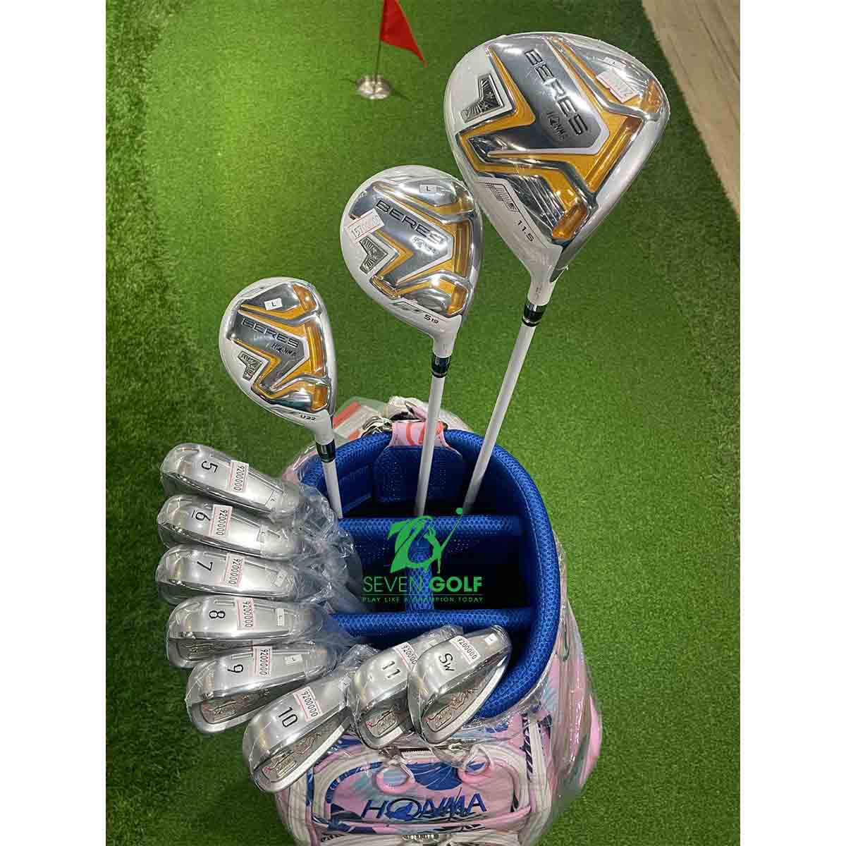 Bộ gậy golf nữ fullset Honma Beres BE-08 Aizu 2 Sao Cao Cấp